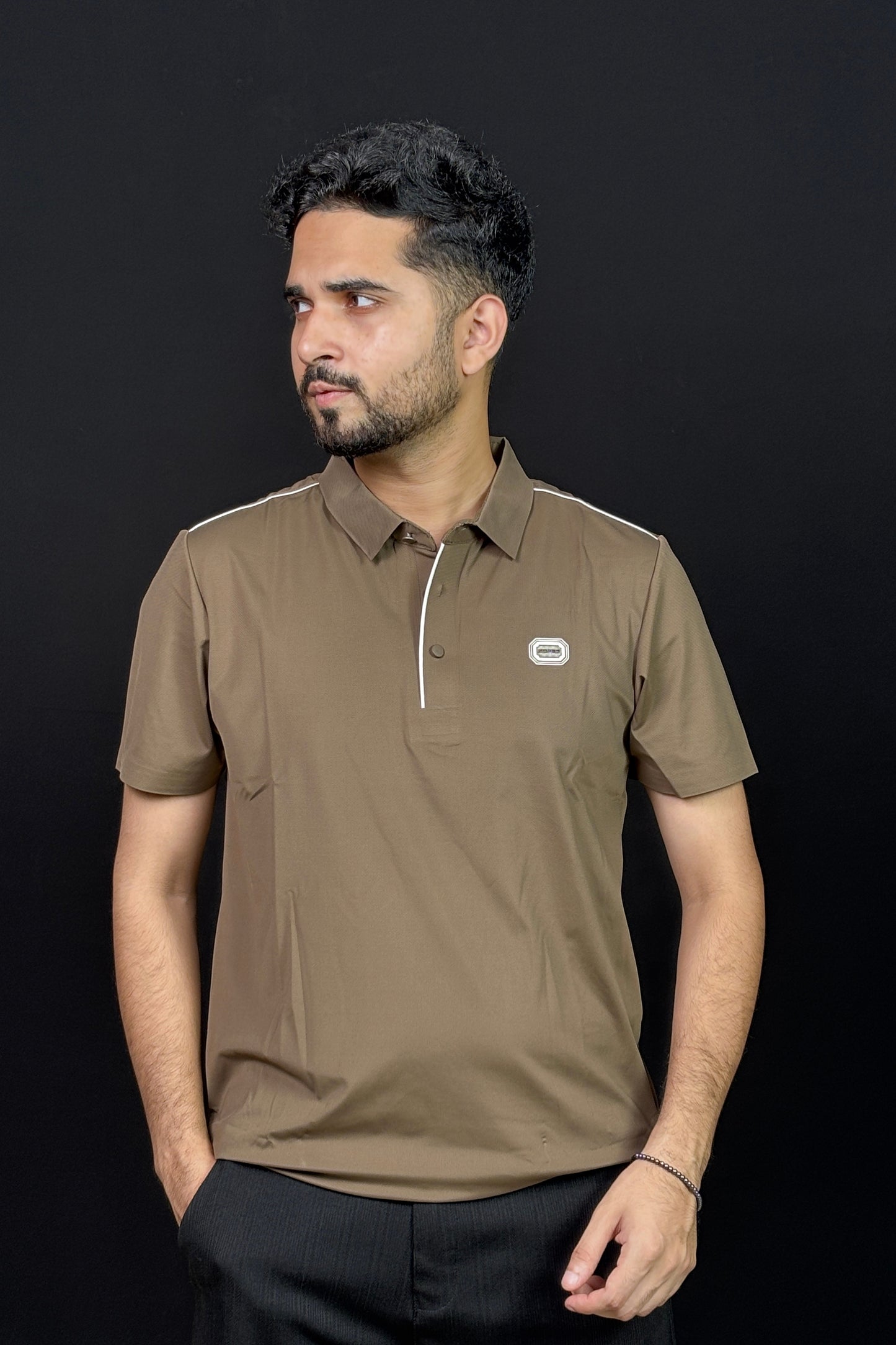 Chocolate Colour Polo T-Shirt |NBA
