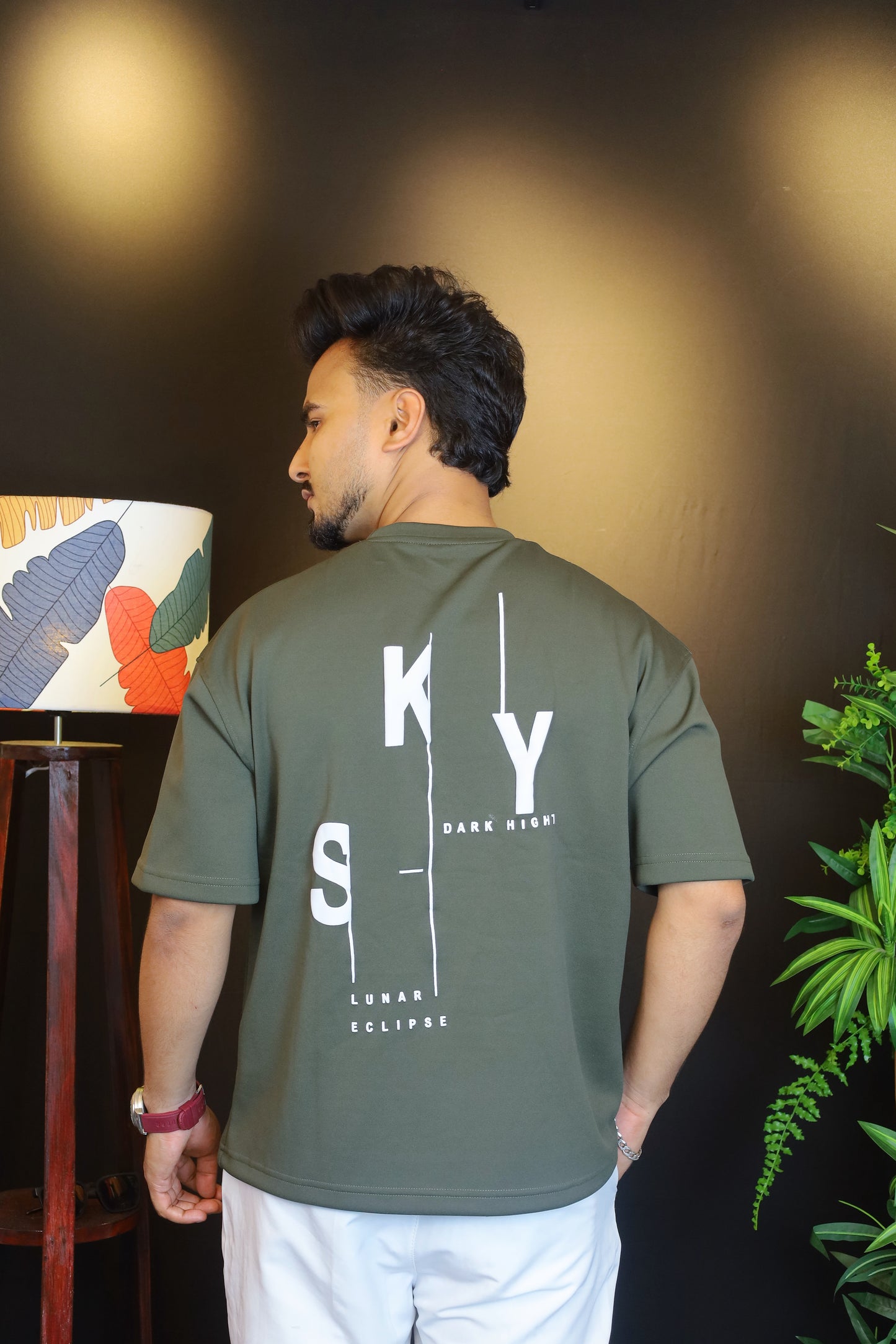 Olive Colour T-Shirt |SKY