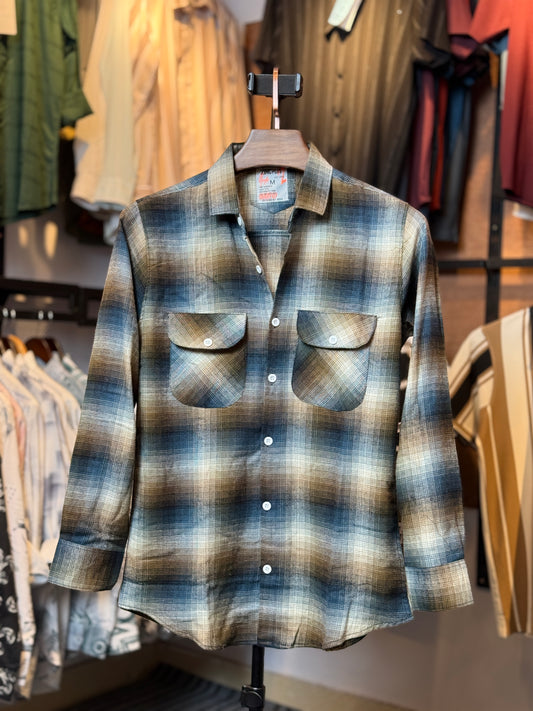 Golden Blue Check Shirt |GS4