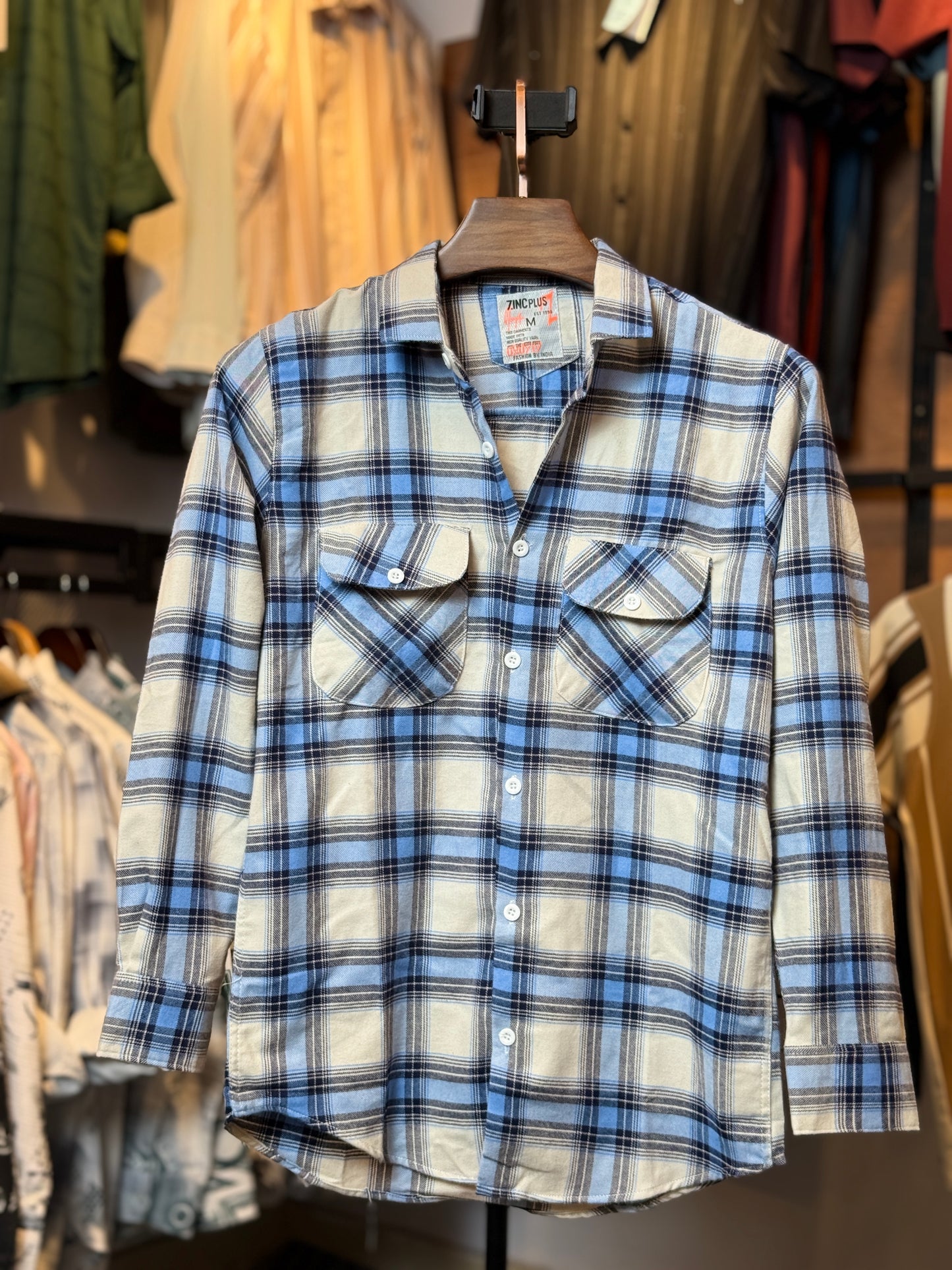 White Sky Check Shirt |WS4