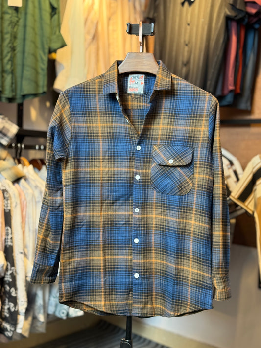 Blue Golden Check Shirt |BL3