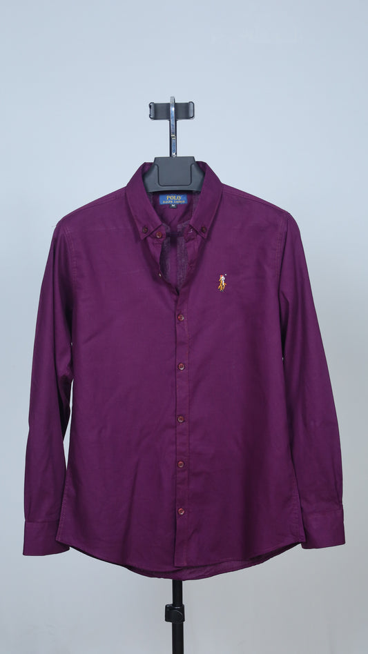 Purple Colour Formal Shirt |oxford