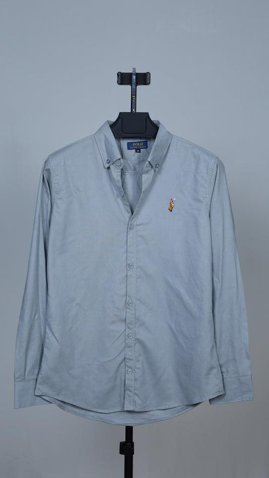 Ash Colour Formal Shirt |oxford