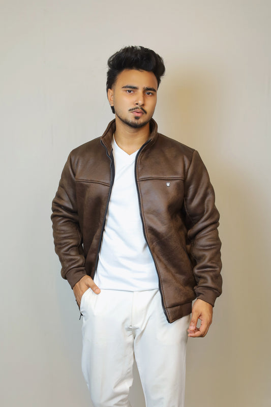 Chocolate Colour Jacket |এটা লেদার নয়