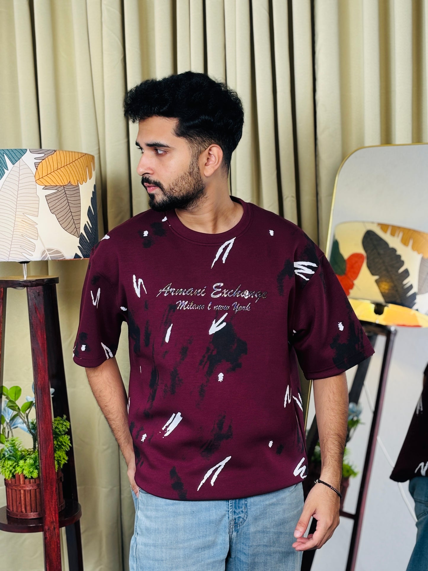 Maroon Colour T-Shirt |DS1