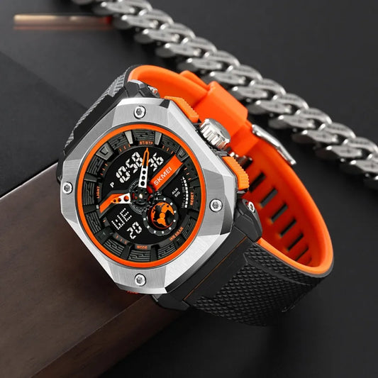 Skmei 2272 Black Orange Men’s Analog-Digital Watch