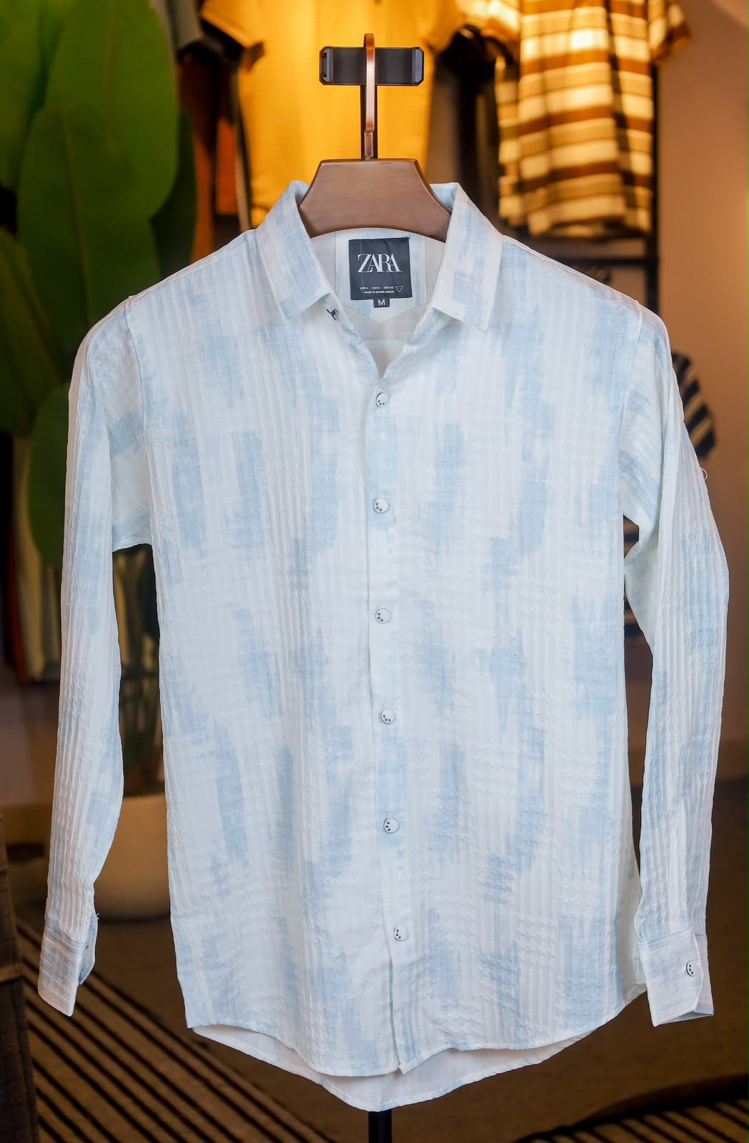 Blue White Printed Shirt |Marvel