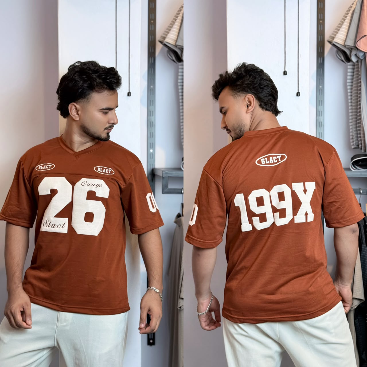 Choco Brown Colour T-Shirt |26