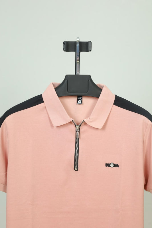 Light Pink Colour Polo T-Shirt |Prada