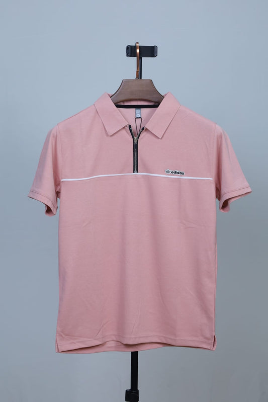 Light Pink Colour Polo T-Shirt |adidas