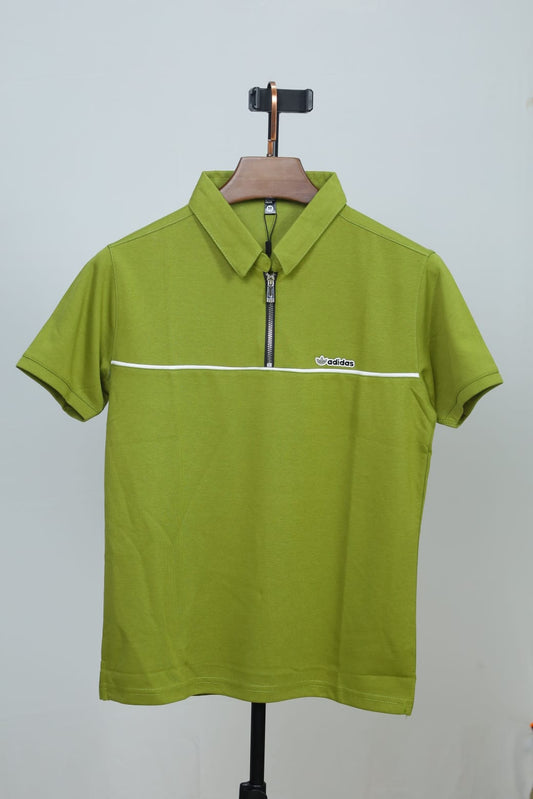 Olive Green Colour Polo T-Shirt |adidas