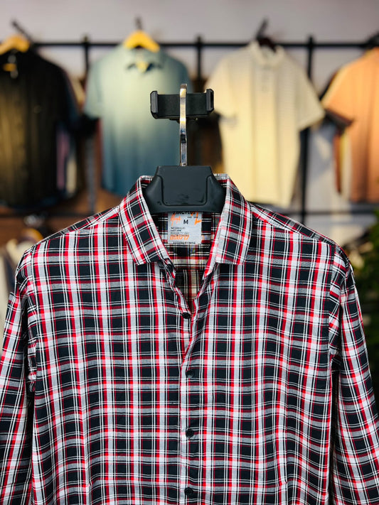 Red And White Colour Check Shirt | ck