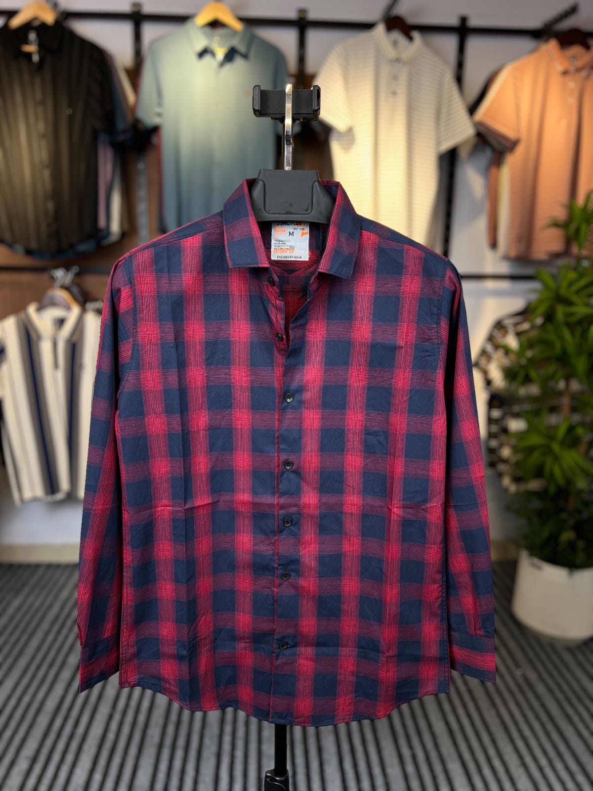 Black and Red Colour Check Shirt | ck