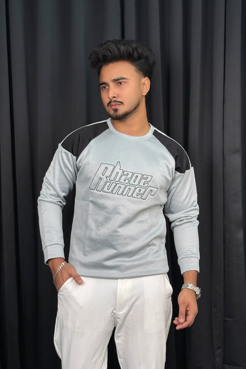 Silver Colour Sweatshirt |RNS