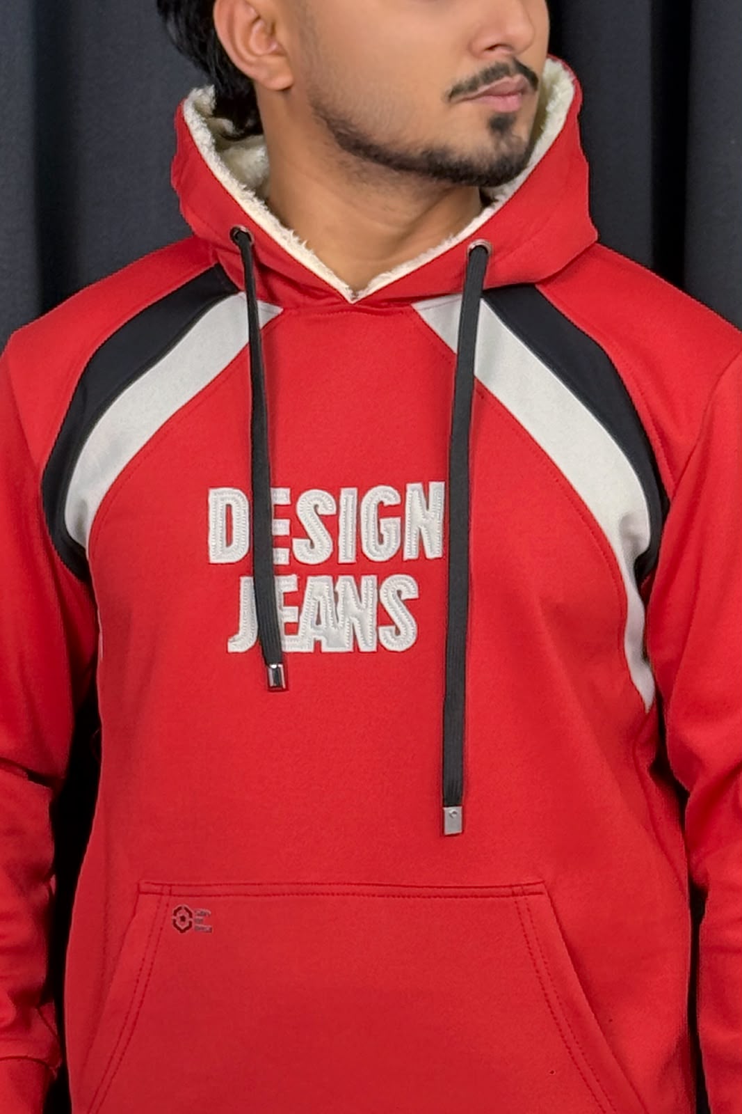 Red Colour Hoodie |DH