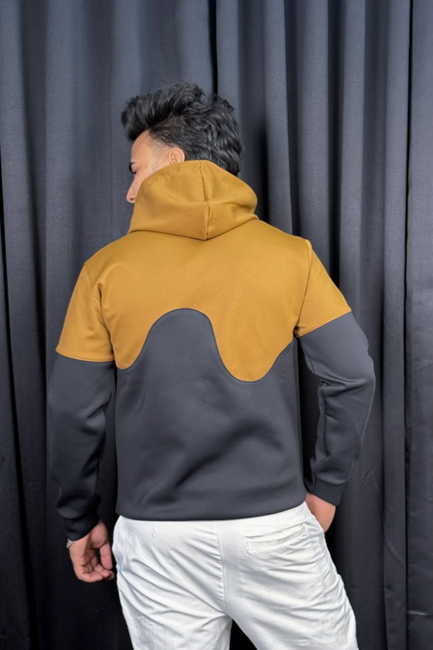 Mustard Contrast Hoodie |ONH
