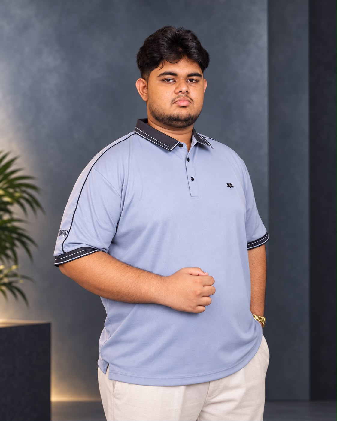 Sky Colour Polo T-Shirt|BRM