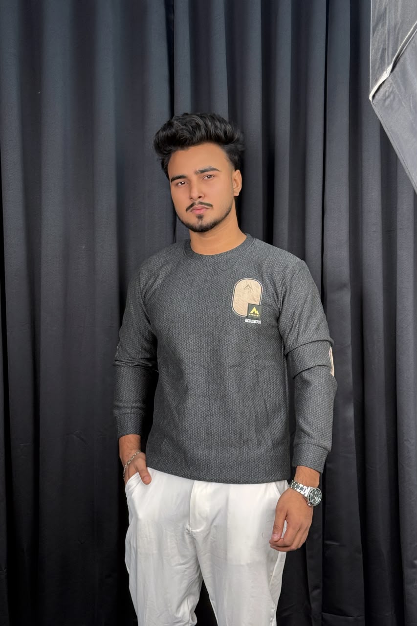 Gray Colour Sweatshirt |MKS