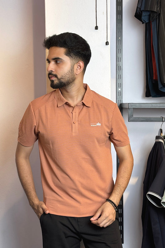 Camel Colour Polo T-Shirt |SV