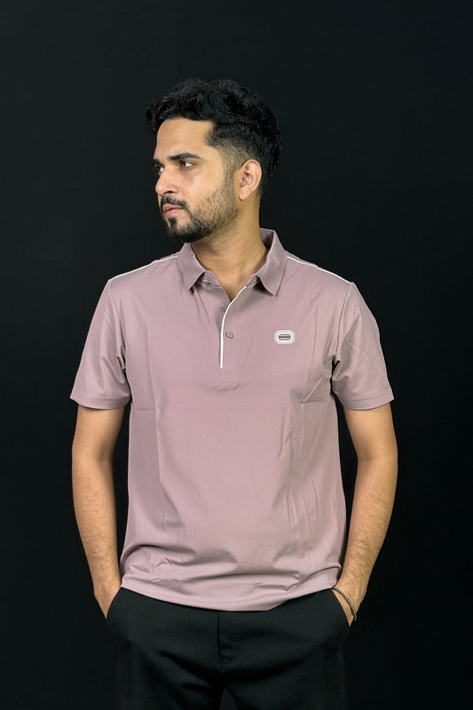 Light Pink Colour Polo T-Shirt |NBA