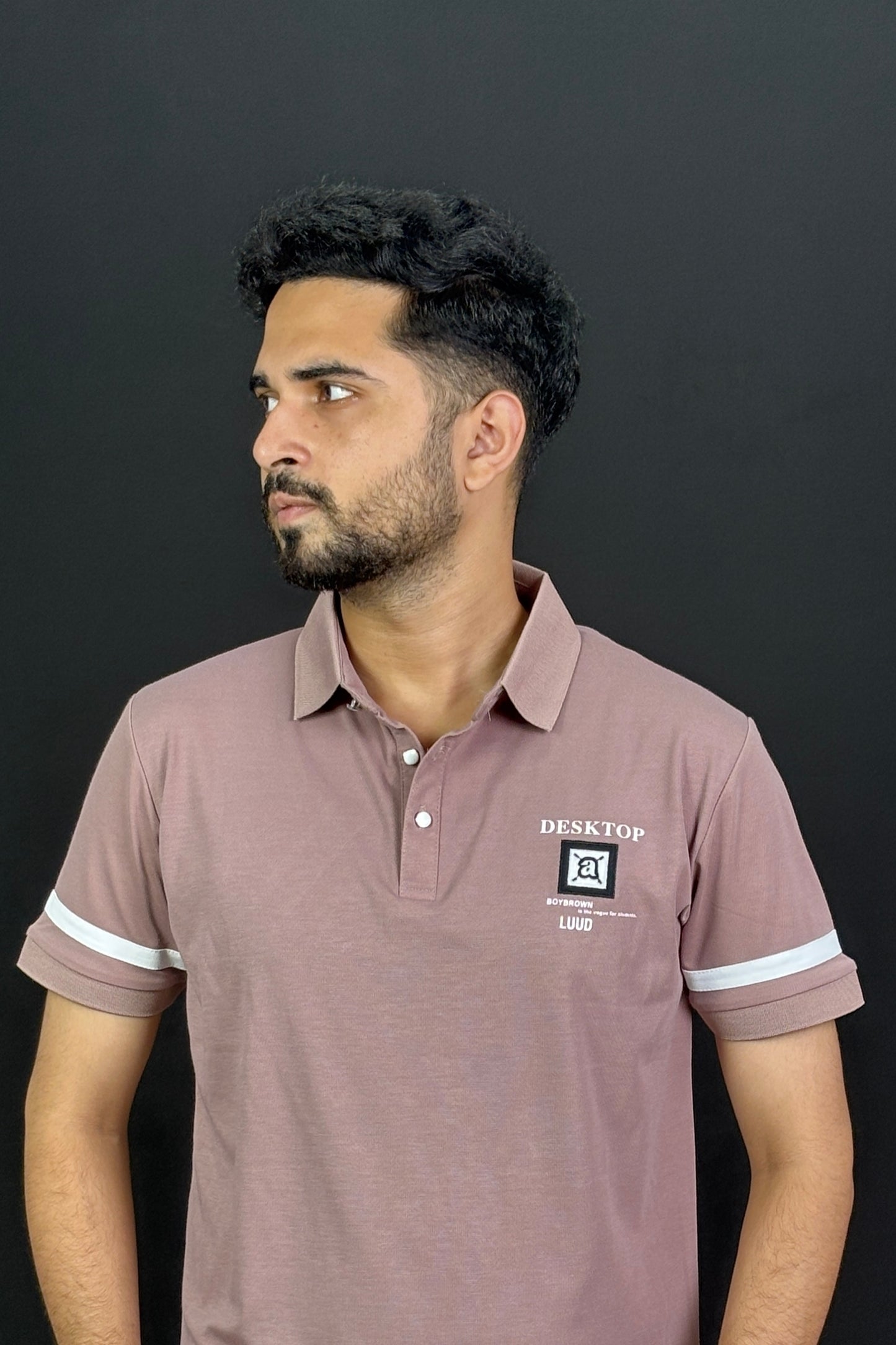Light Pink Colour Polo T-Shirt |BBP
