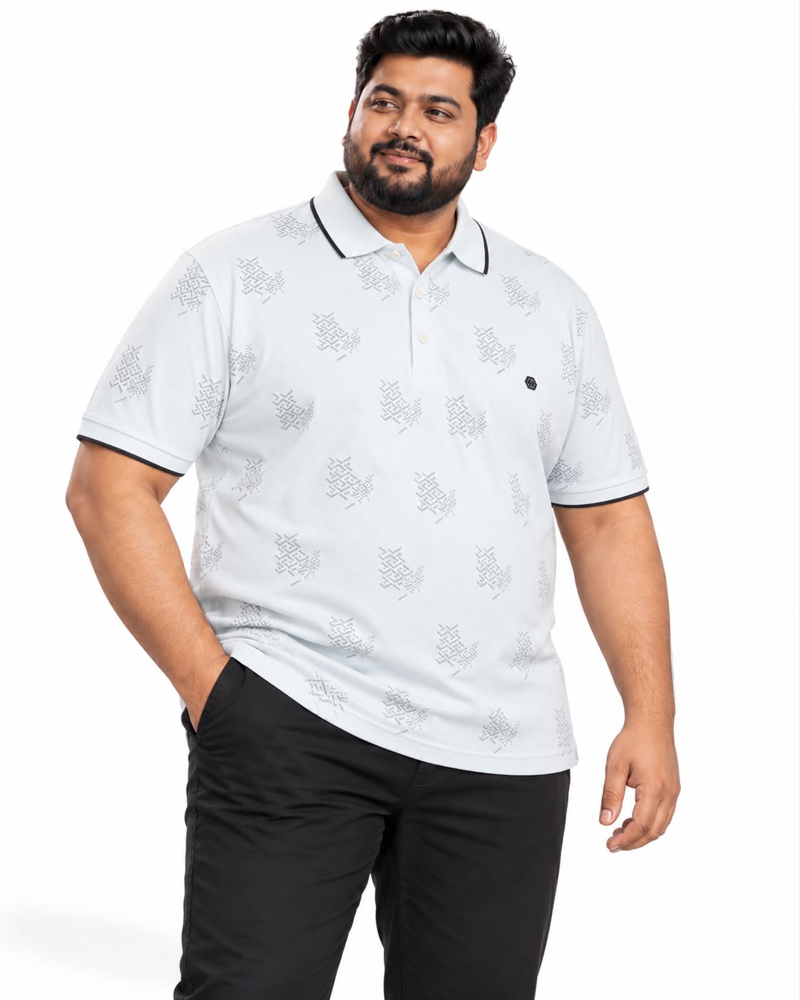 White Colour Polo T-Shirt |SPC