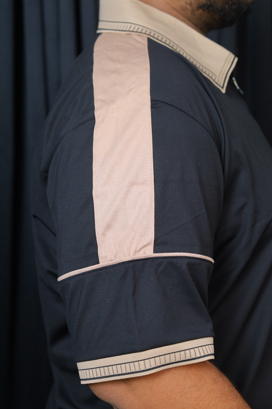 Nevy Blue Colour Polo T-Shirt-ARM