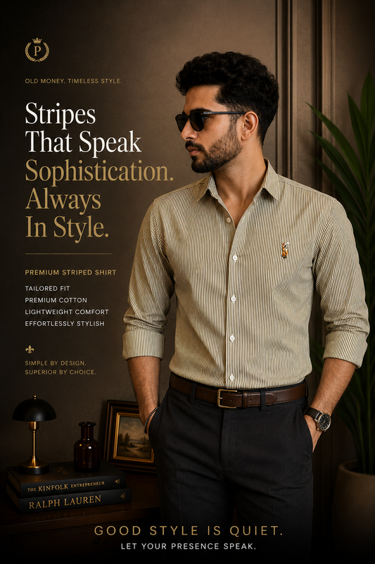 Olive Colour Old Money Shirt|OMTS