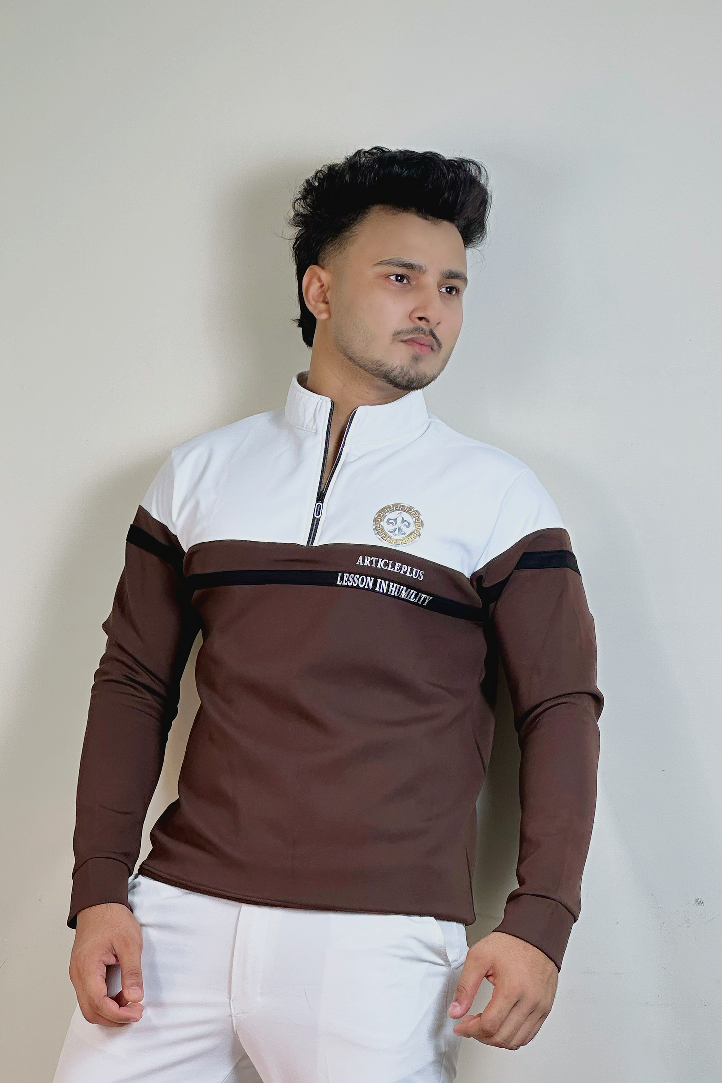 চকলেট কালার সোয়েটশার্ট-AP