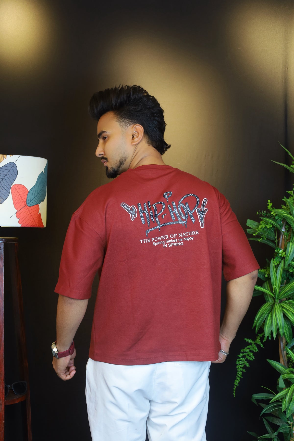 Maroon Colour T-Shirt |HIP