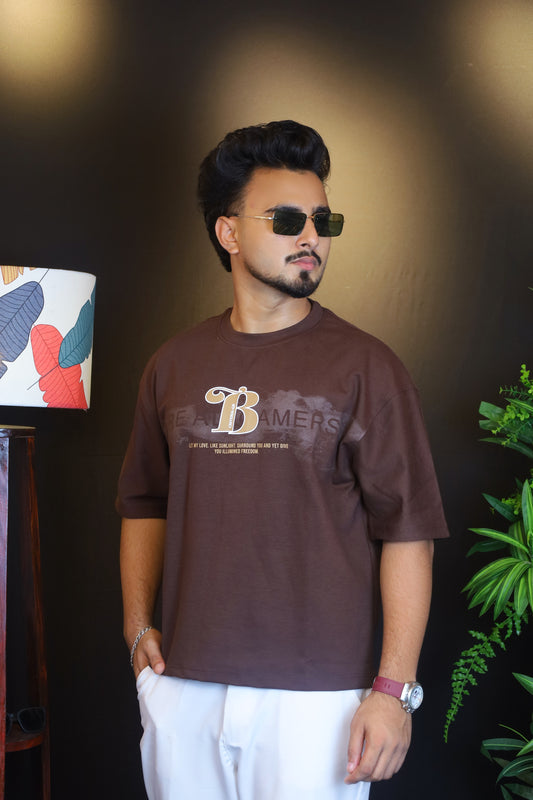 Chocolate Colour T-Shirt |GRP