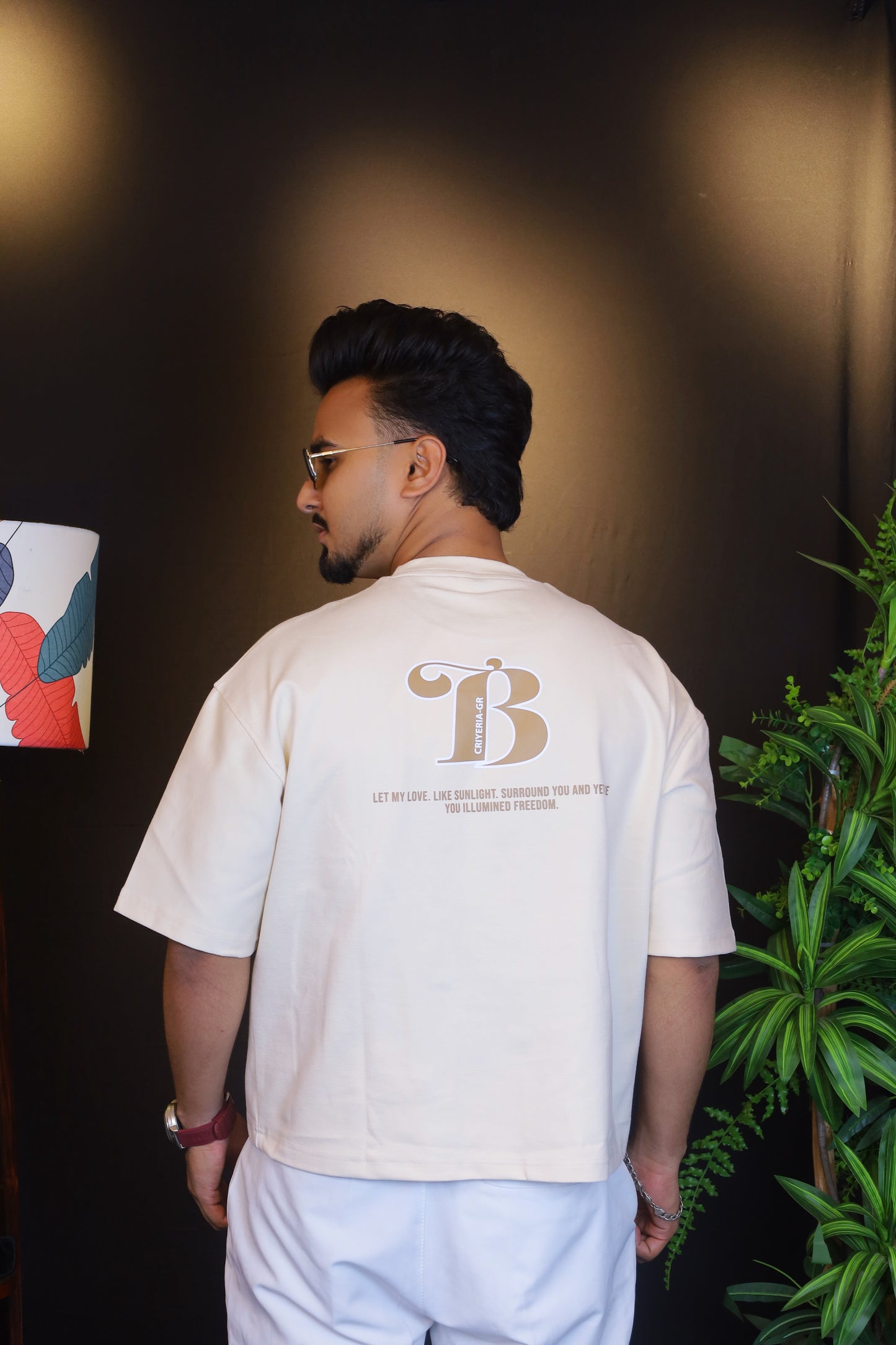 Light Cream Colour T-Shirt |GRP