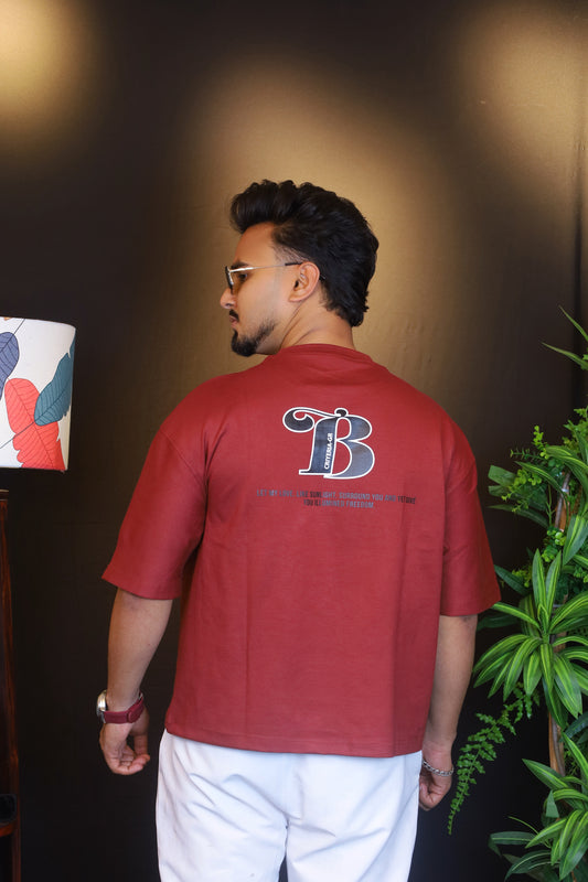 Maroon Colour T-Shirt |GRP