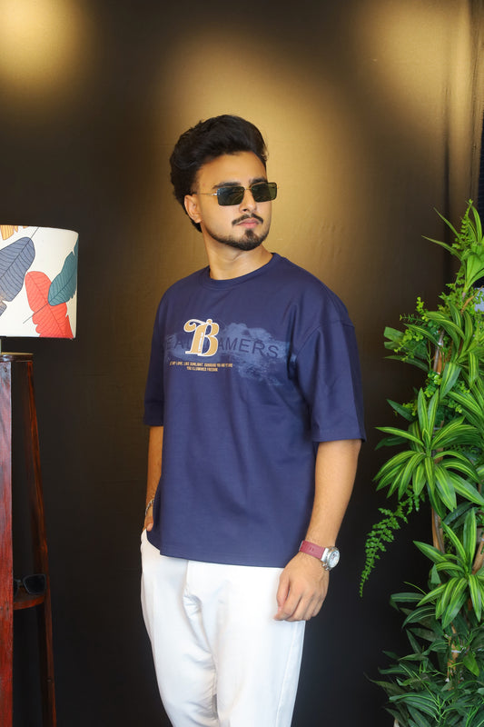 Nevy Blue Colour T-Shirt |GRP