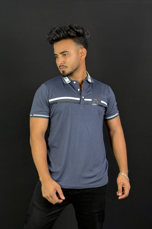 Nevy Blue Colour Polo T-Shirt |Paris