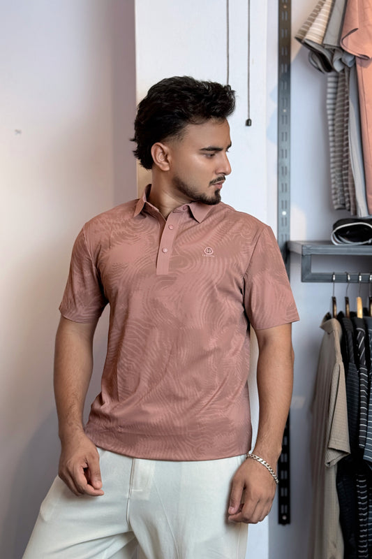 Rose Colour Polo T-Shirt |WAP