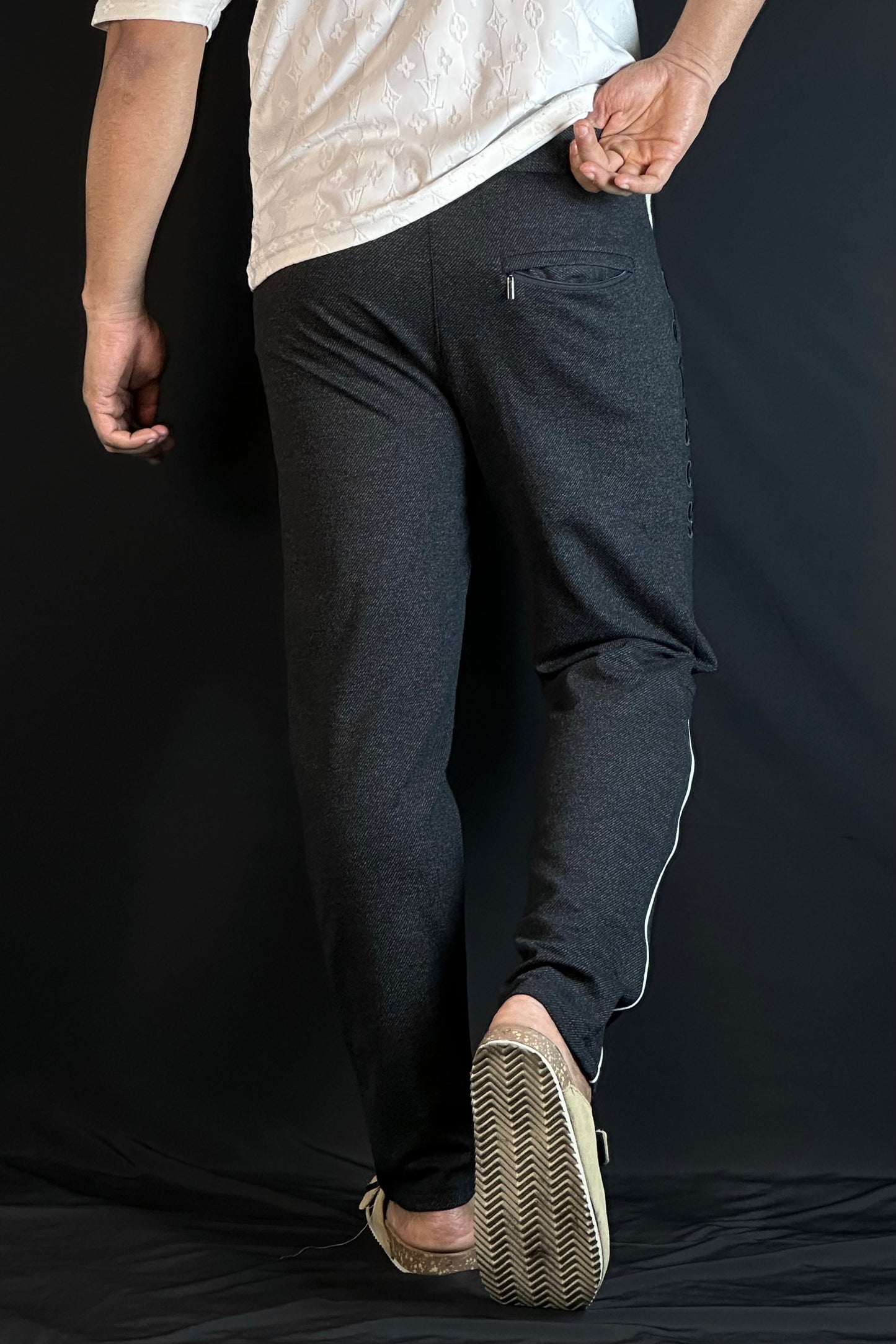 চারকোল কালার চায়না জগার্স-ADIDAS