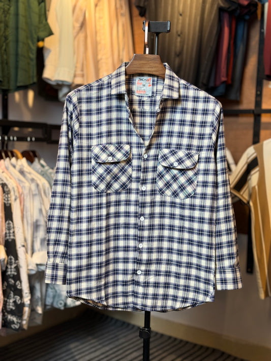 White Blue Check Shirt |WS1