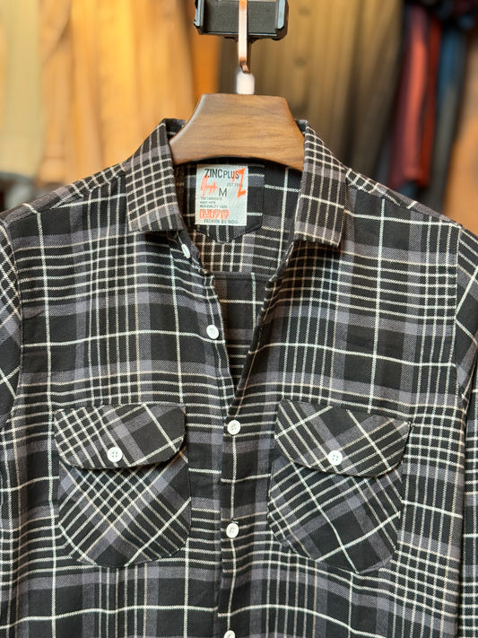 Black Colour Check Shirt |BS1