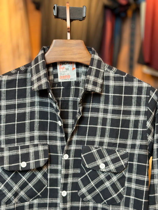 Black Colour Check Shirt |BS2
