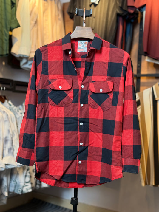 Red Black Check Shirt |RS1