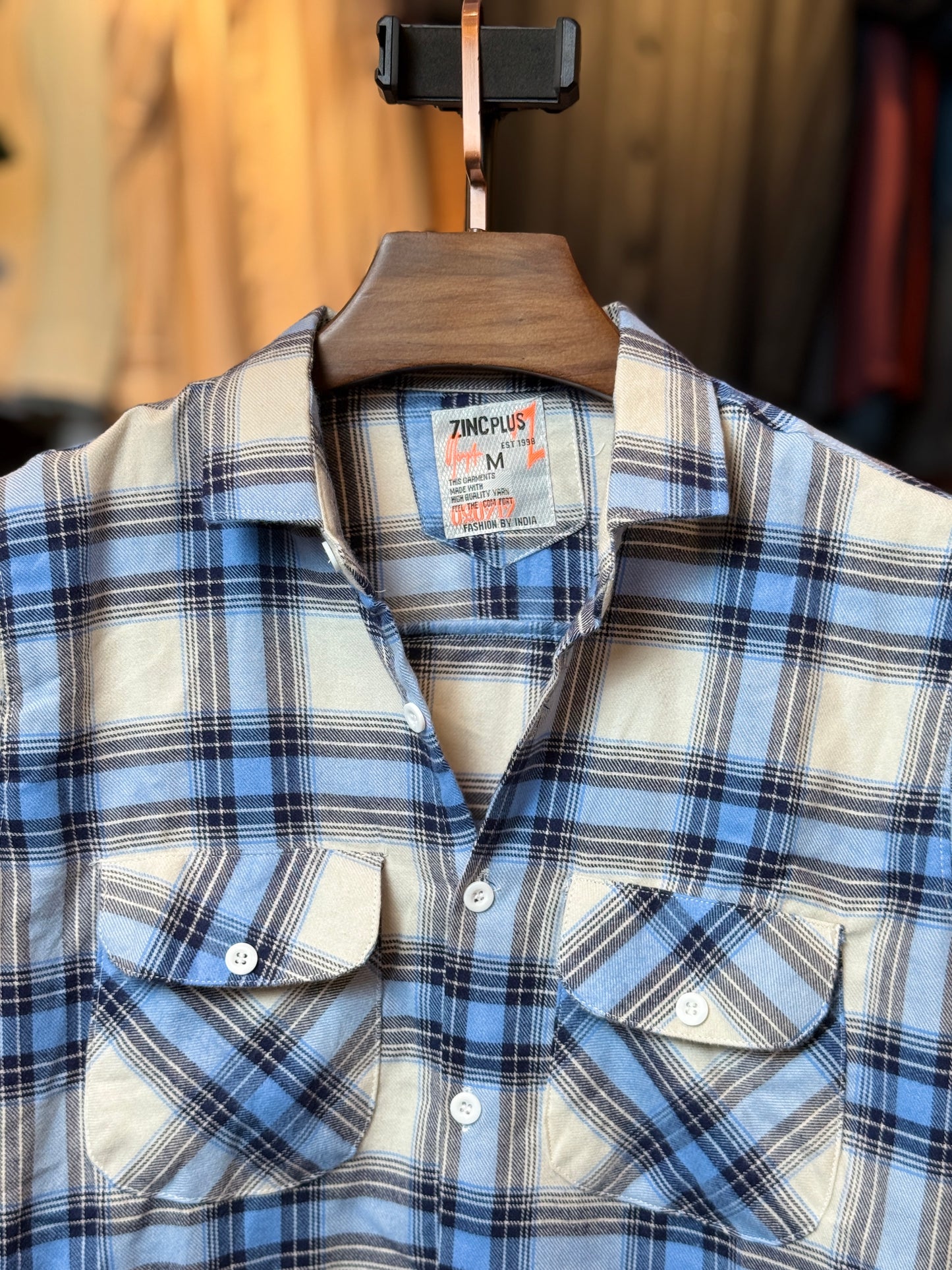 White Sky Check Shirt |WS4