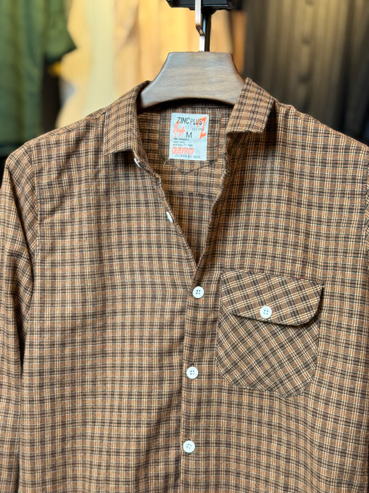 Brown Colour Check Shirt |BS1