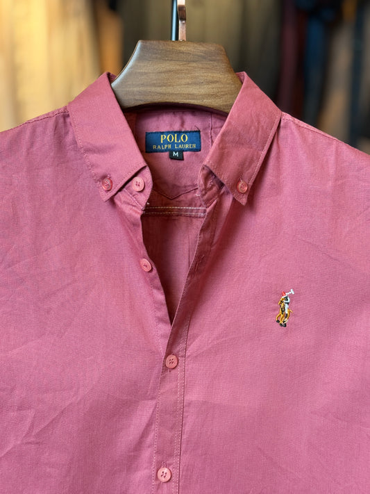 Rose Colour Formal Shirt |oxford