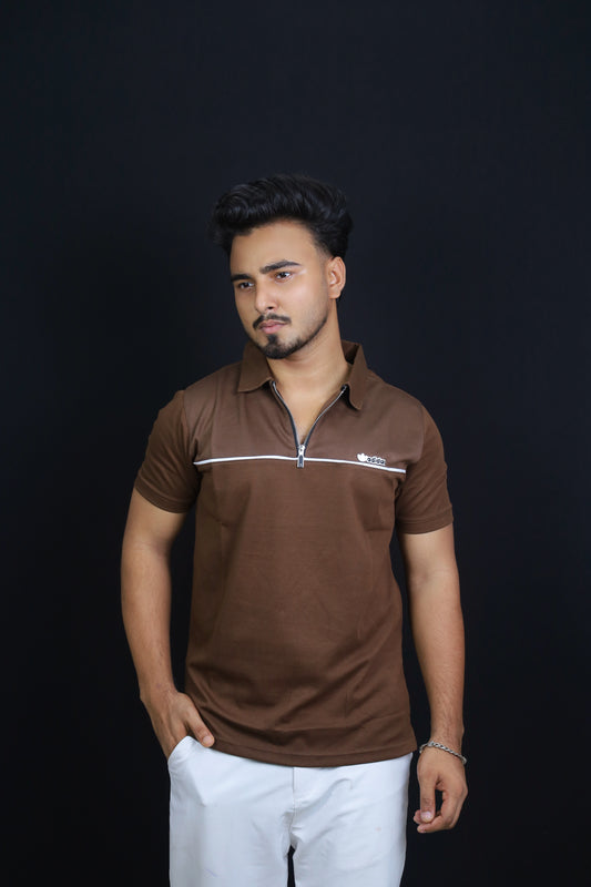 Chocolate Colour Polo T-Shirt |adidas