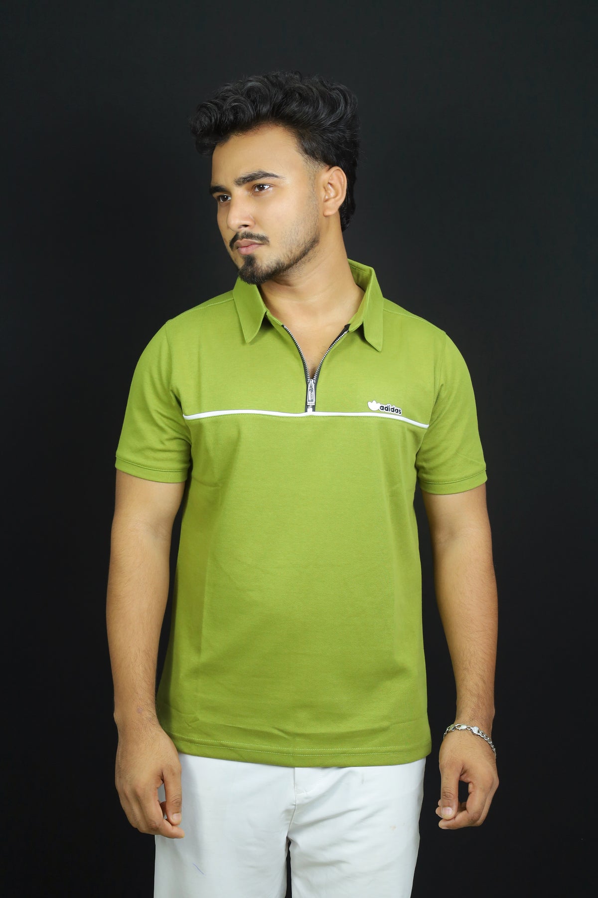 Olive Green Colour Polo T-Shirt |adidas