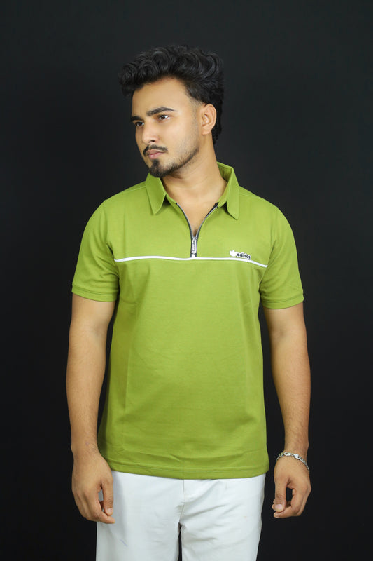 Olive Green Colour Polo T-Shirt |adidas