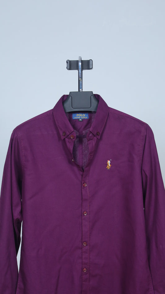 Purple Colour Formal Shirt |oxford