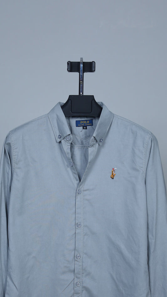 Ash Colour Formal Shirt |oxford