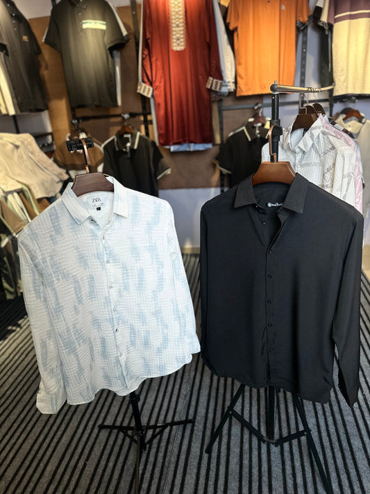 Blue White+Black Colour Shirt Combo| Marvel